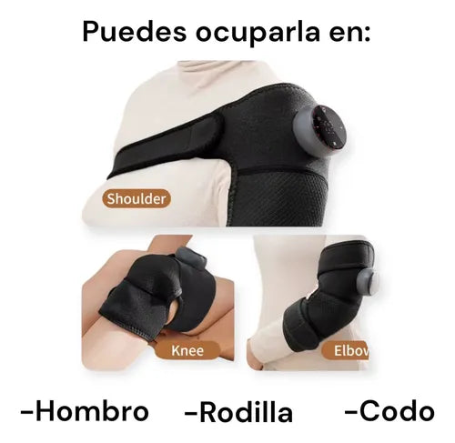 RODILLERA ELECTRICA CALMO FLEX RECARGABLE 3 EN 1