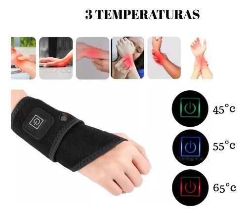 Muñequera Compresión Térmica Terapia de Calor